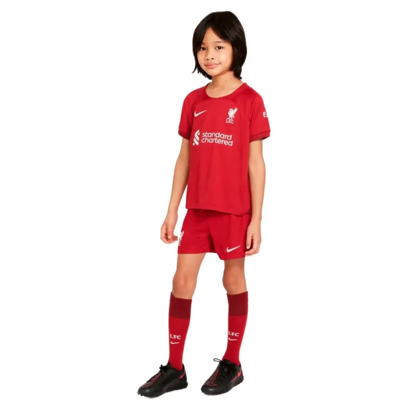 Remise Nike Ensemble Junior à manches courtes Domicile FC Liverpool 22/23 Dri Fit
