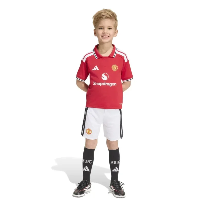 Commander Vite adidas Ensemble Junior à manches courtes Domicile Manchester United 26/27