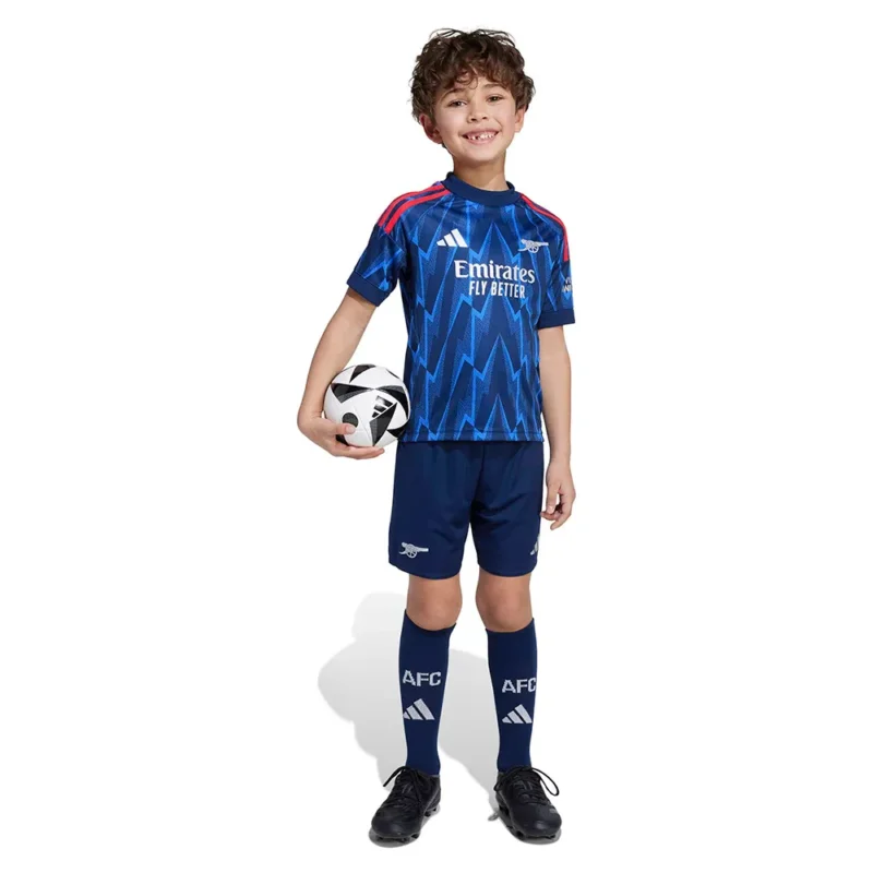 adidas Ensemble Junior à manches courtes Loin Arsenal 25/26 Mini Produit De Marque