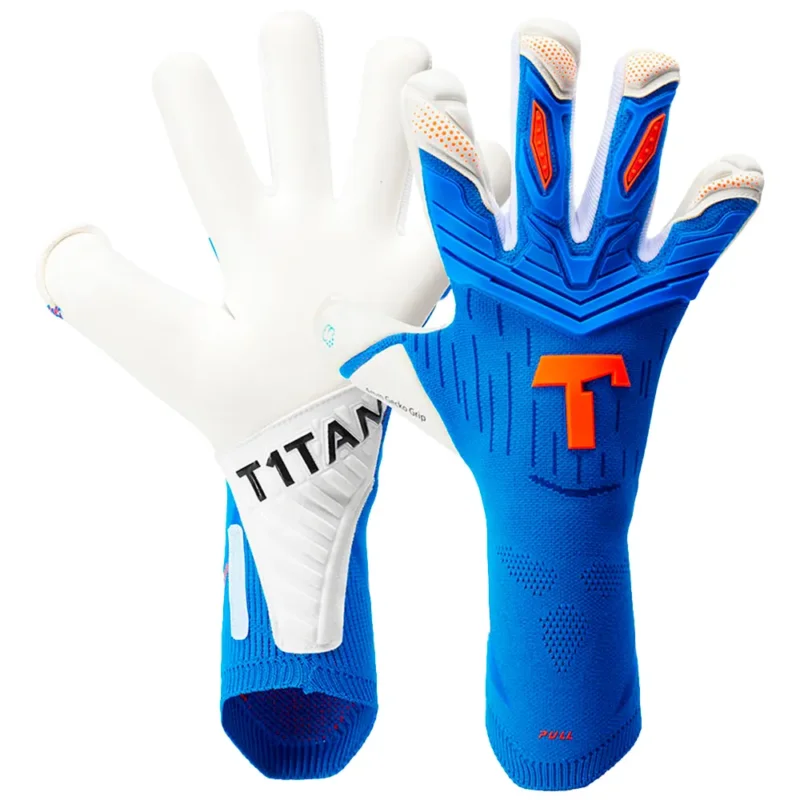 Satisfait Ou Remboursé T1tan Gants de gardien de but Alien Gravity Blue 2.0