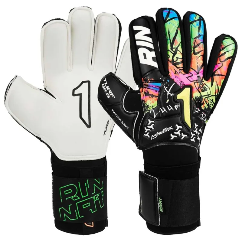 Promotion Saisonnière Rinat Gants de gardien de but Asimetrik Spine Turf