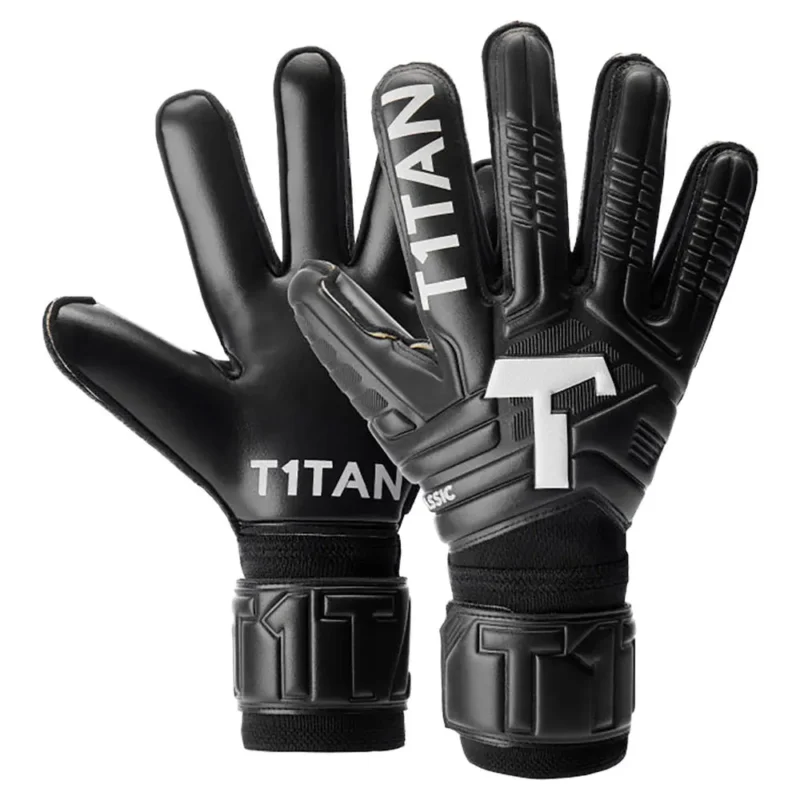 T1tan Gants de gardien de but Classic 1.0 Black-Out Offre Spéciale