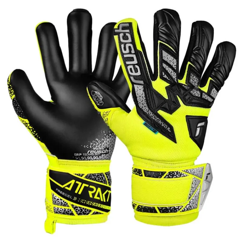 Reusch Gants de gardien de but junior Attrakt Freegel Silver Paiement Sécurisé