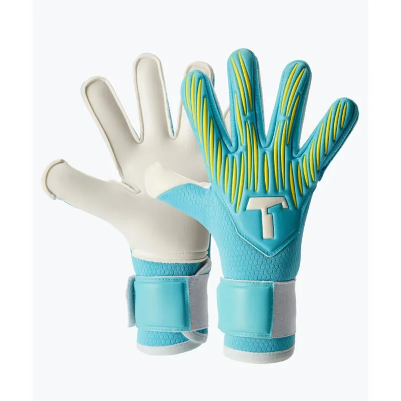 T1tan Gants de gardien de but junior avec protection des doigts Rebel 2.0 Certifié