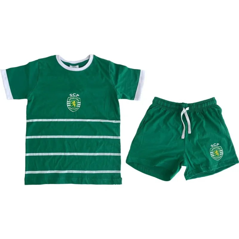 Sporting Cp Pyjama Manches Courtes Junior Dernier Modèle