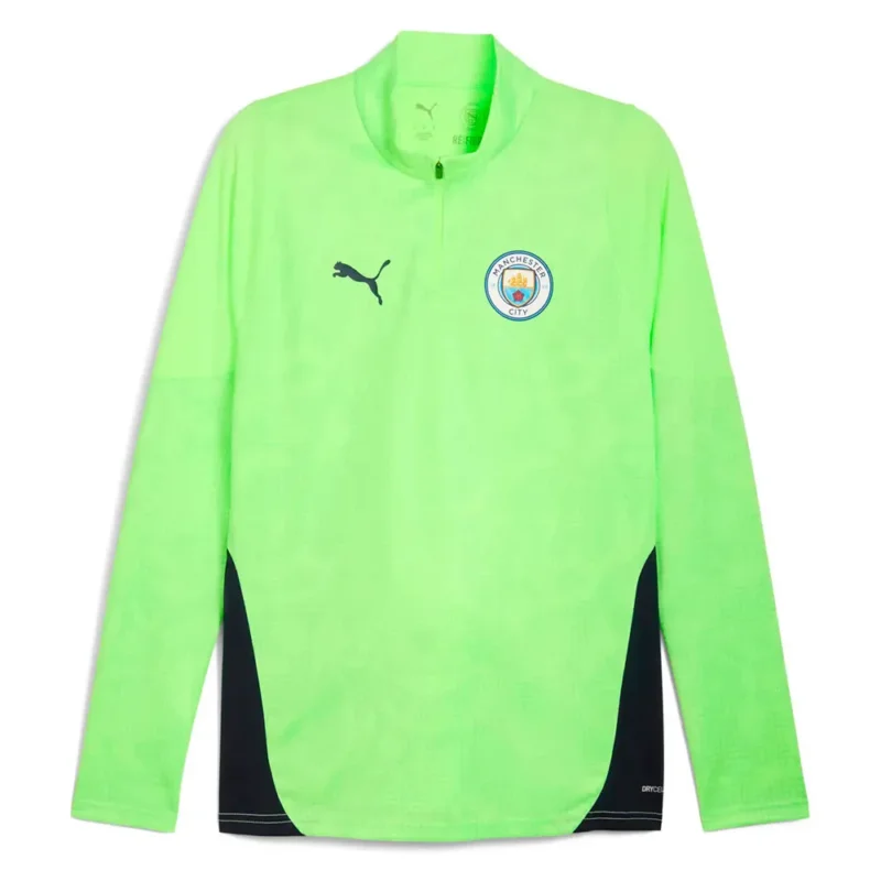 Populaire Puma Sweat à demi-zip Entraînement Manchester City FC 25/26