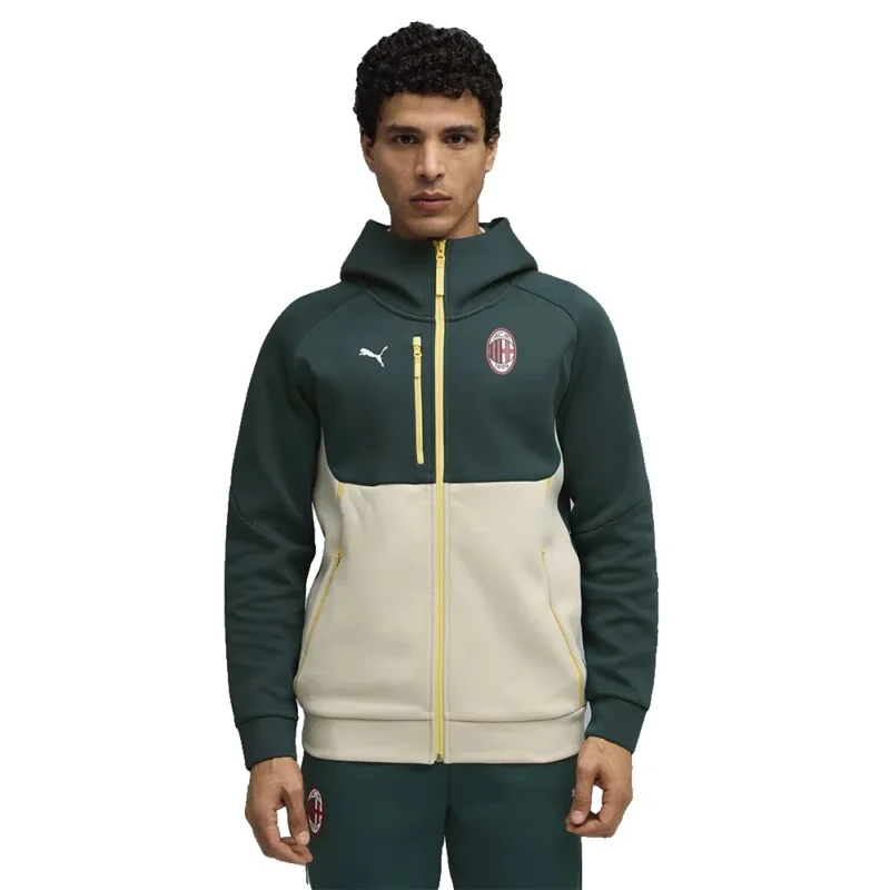Puma Sweat-shirt à zip AC Milan 25/26 Tech Offre Du Jour