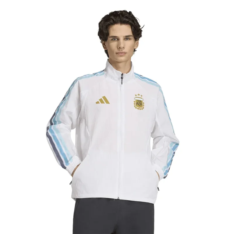 adidas Sweat-shirt à zip Argentina Home Anthem Achetez Aujourd'hui