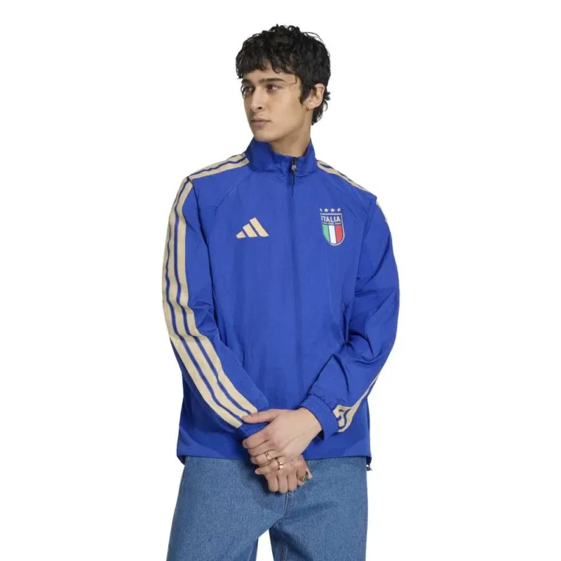 adidas Sweat-shirt à zip Italy Home Anthem Quantité Limitée