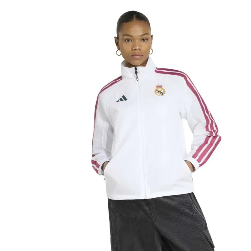 Produit De Marque adidas Sweat-shirt à zip Real Madrid Home Anthem