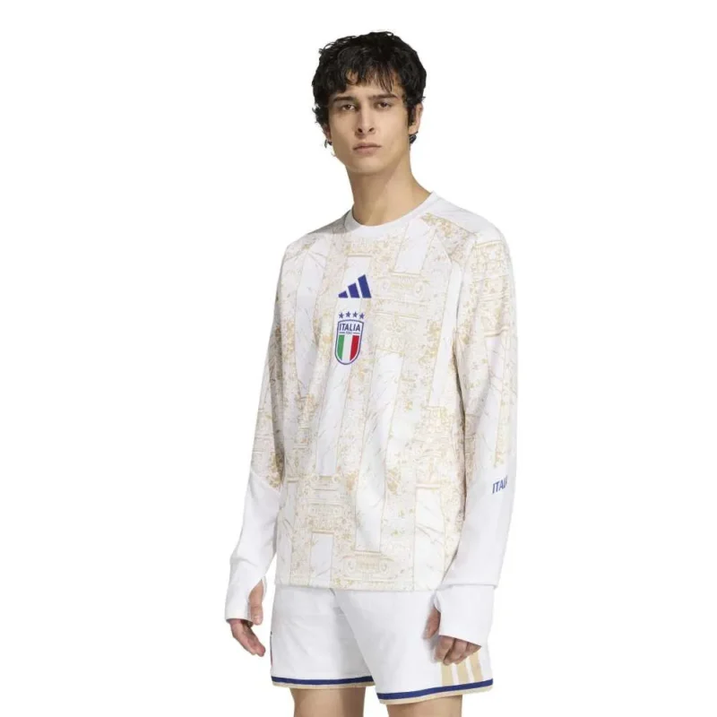 adidas Sweat-shirt Avant-match Italy 26/27 Warm Home Prix Choc