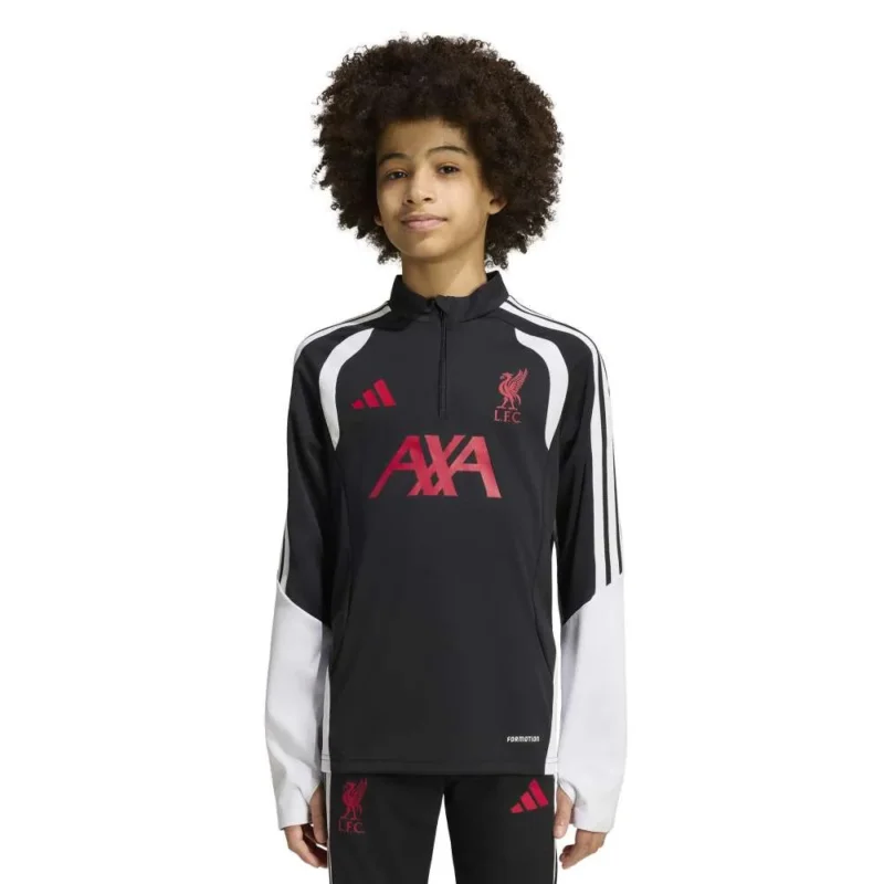 Soldes adidas Sweat-shirt junior à demi-zip Entraînement Liverpool FC 26/27 Tiro