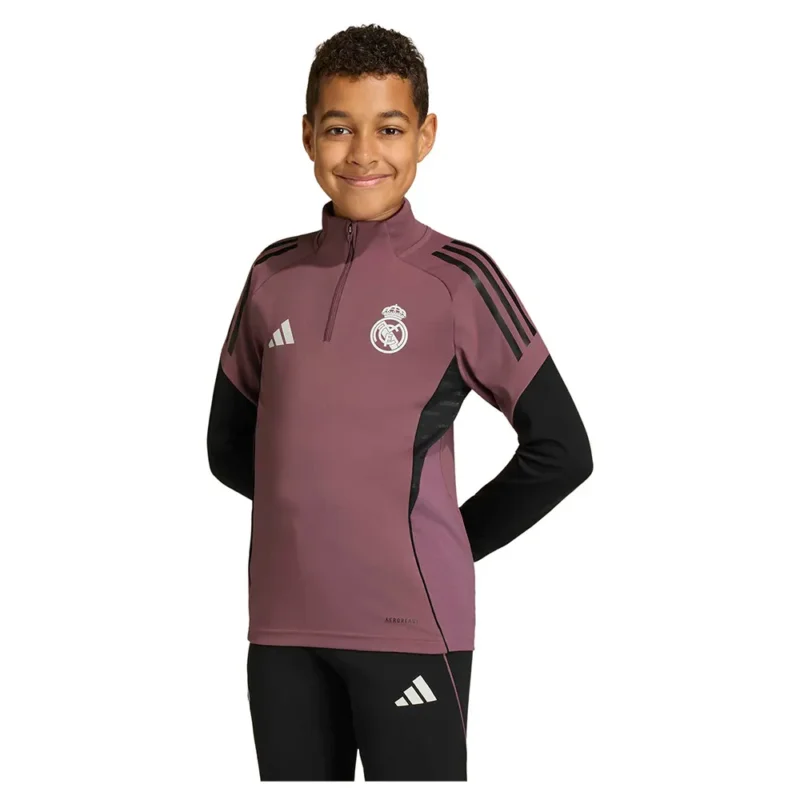 Prix Cassé adidas Sweat-shirt junior à demi-zip Entraînement Real Madrid 25/26 Tiro Competition