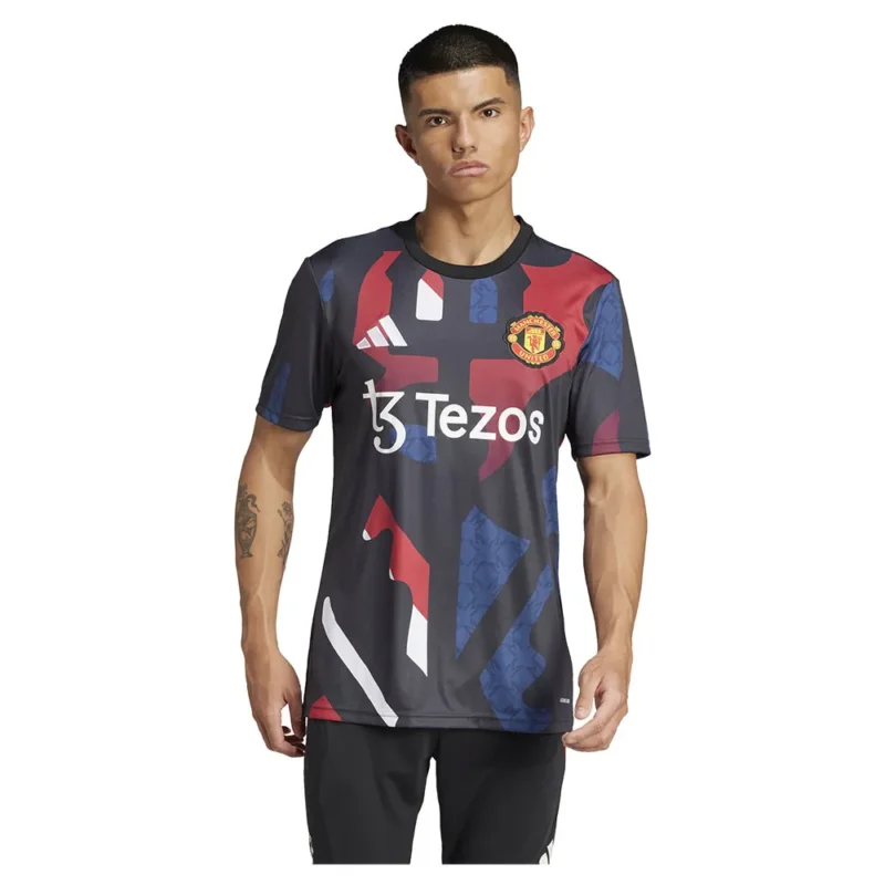Nouvel Arrivage adidas T-shirt à manches courtes Avant-match Manchester United 24/25