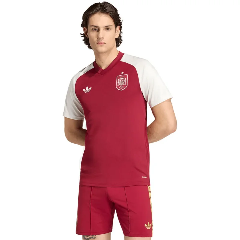 Solde adidas T-shirt à manches courtes Avant-match Spain 26/27 Away