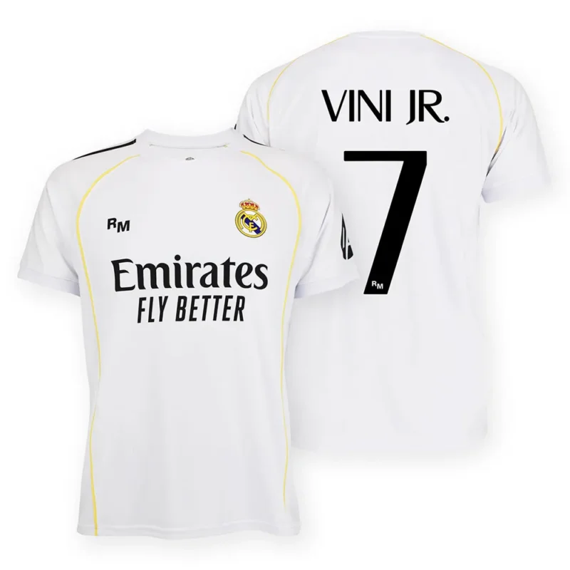 Acheter Direct Real Madrid T-shirt à manches courtes Domicile 25/26 Vinicius