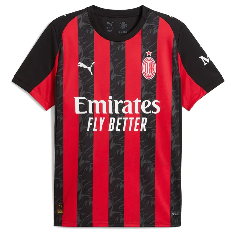 Vente Flash Puma T-shirt à manches courtes Domicile AC Milan Replica 25/26