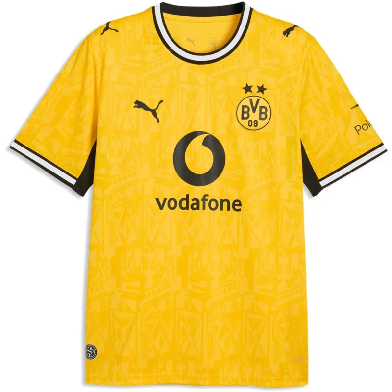 Expédié Aujourd'hui Puma T-shirt à manches courtes Domicile BVB Borussia Dortmund Replica