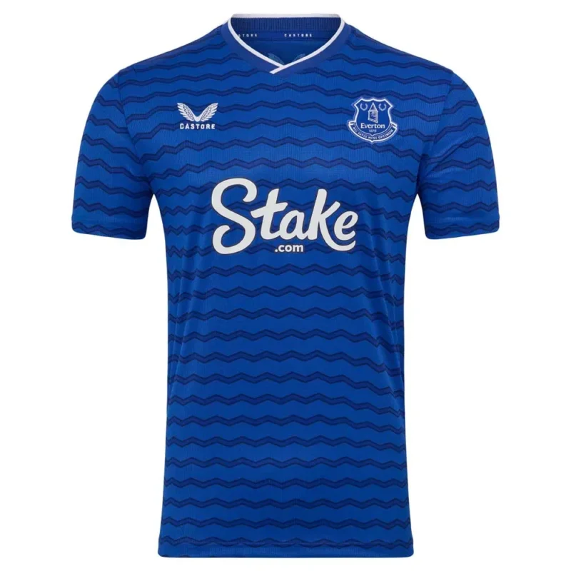 Castore T-shirt à manches courtes Domicile Everton FC 25/26 Replica Meilleure Vente