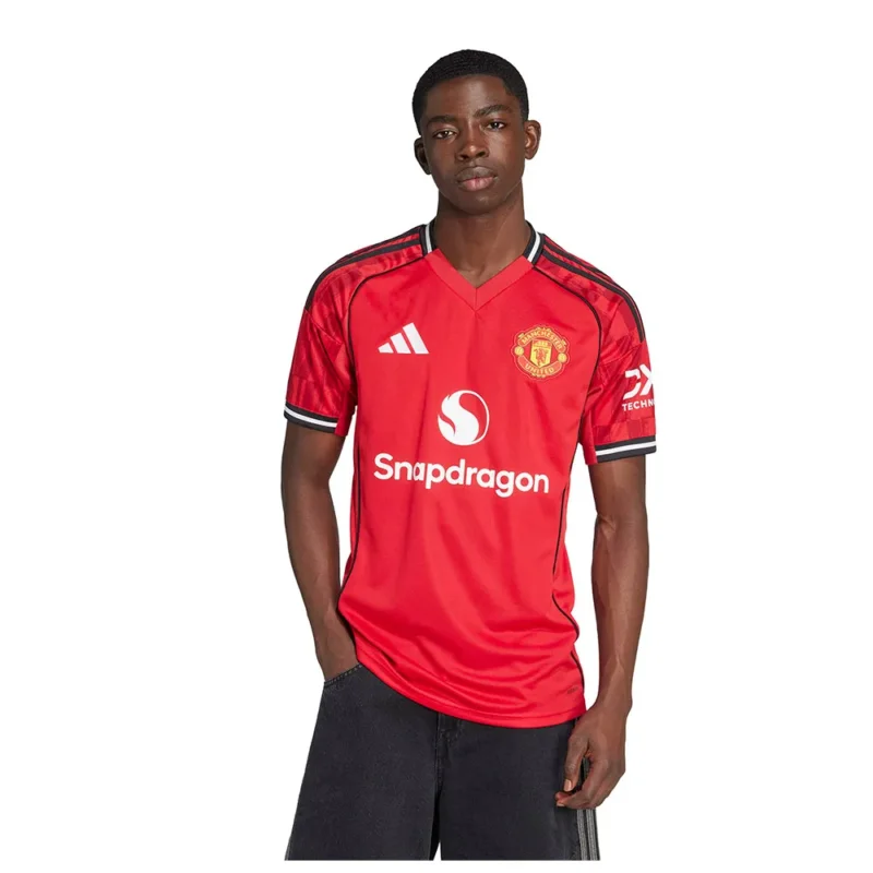 Vente Flash adidas T-shirt à manches courtes Domicile Manchester United 25/26