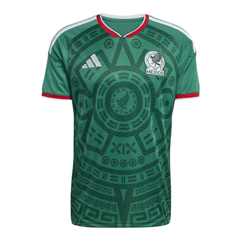 adidas T-shirt à manches courtes Domicile Mexico 26/27 Replica Nouvelle Collection