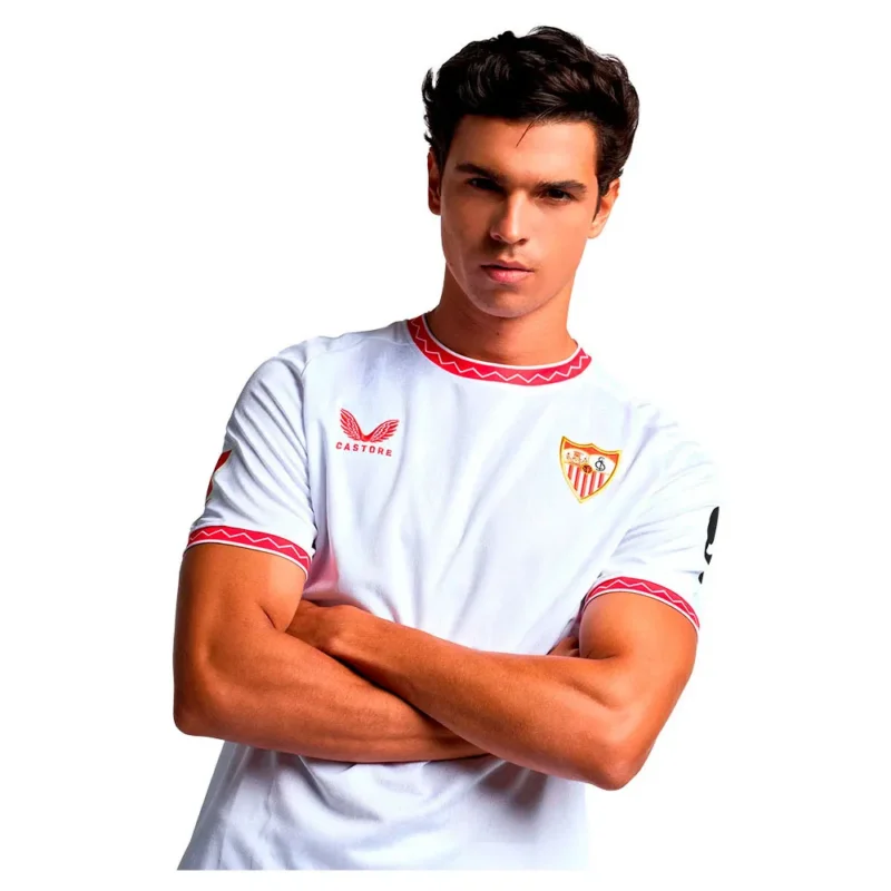 Seulement Aujourd'hui Castore T-shirt à manches courtes Domicile Sevilla FC 24/25 Replica