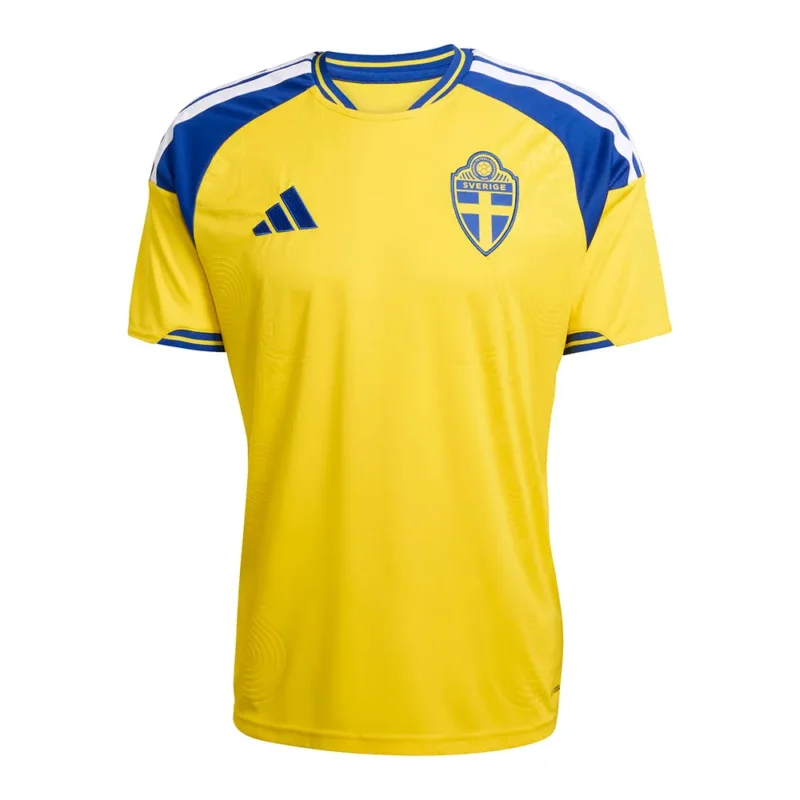 Promotion adidas T-shirt à manches courtes Domicile Sweden 26/27 Replica