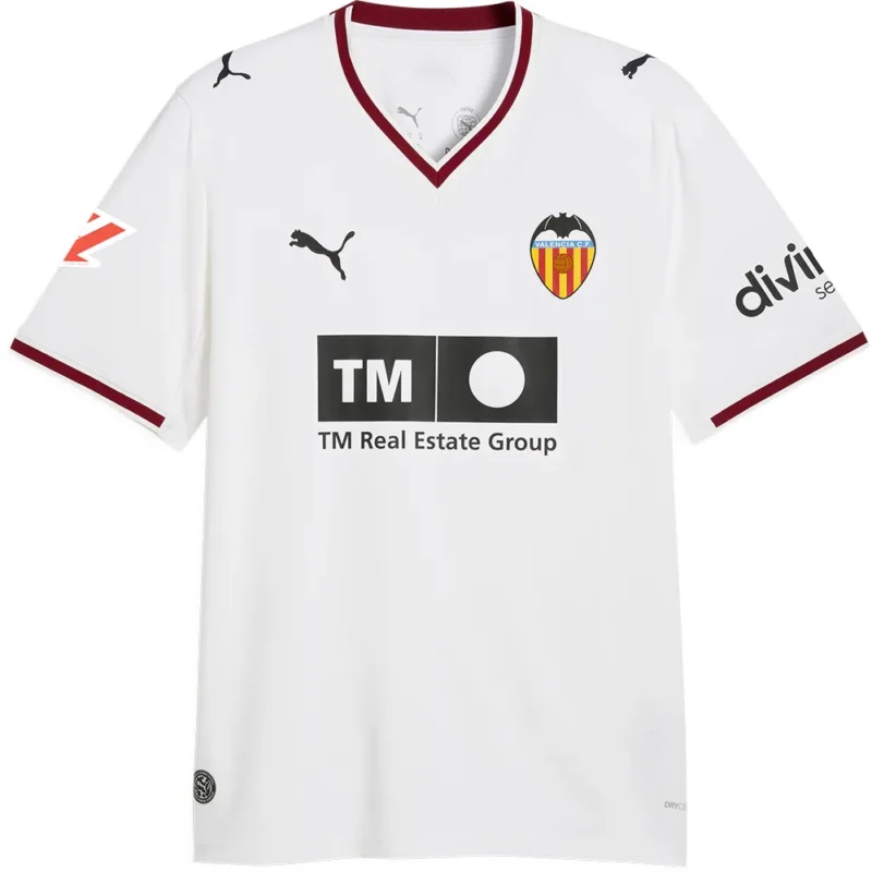 Prix Choc Puma T-shirt à manches courtes Domicile Valencia CF 26/27 Replica