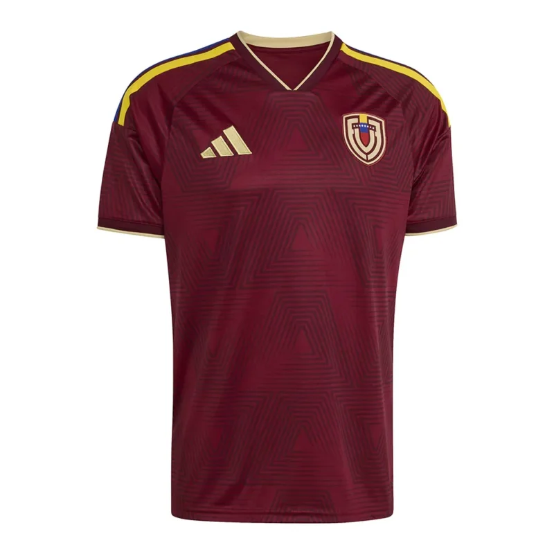 Retour Gratuit adidas T-shirt à manches courtes Domicile Venezuela 26/27 Replica