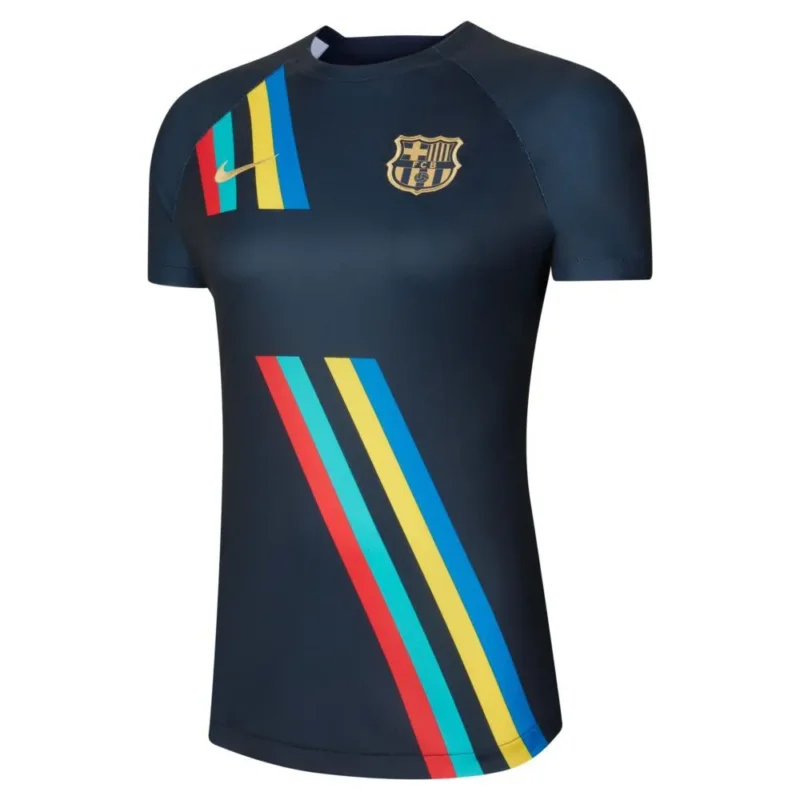Nike T-shirt à manches courtes pour femme Avant-match Loin FC Barcelona 22/23 Dri Fit Commande En Gros