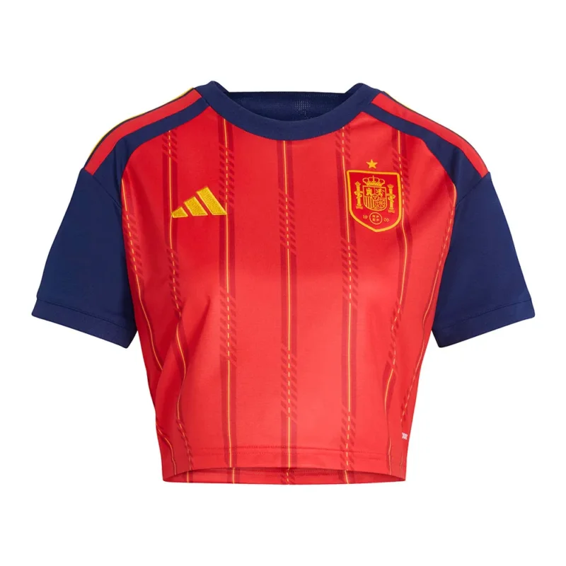 Vente Directe adidas T-shirt à manches courtes pour femme Domicile Spain 26/27 Cropped