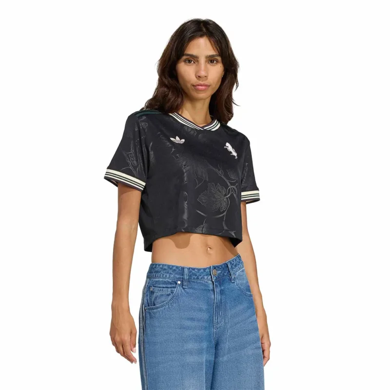 adidas T-shirt à manches courtes pour femme Third Juventus 25/26 Cropped Satisfait Ou Remboursé