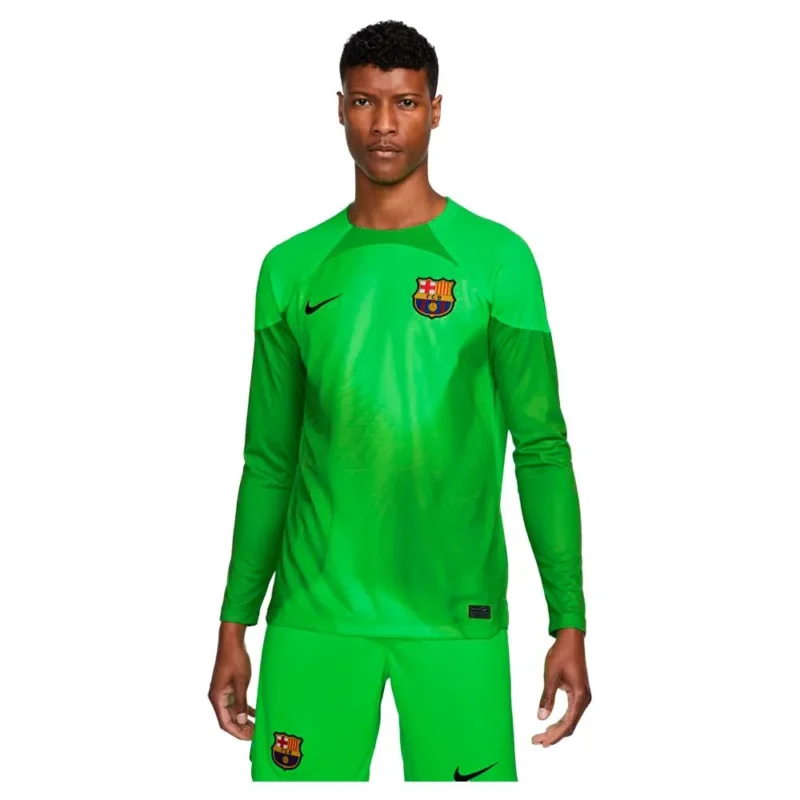 Dernier Modèle Nike T-shirt à manches longues Gardien de but FC Barcelona 22/23 Dri Fit