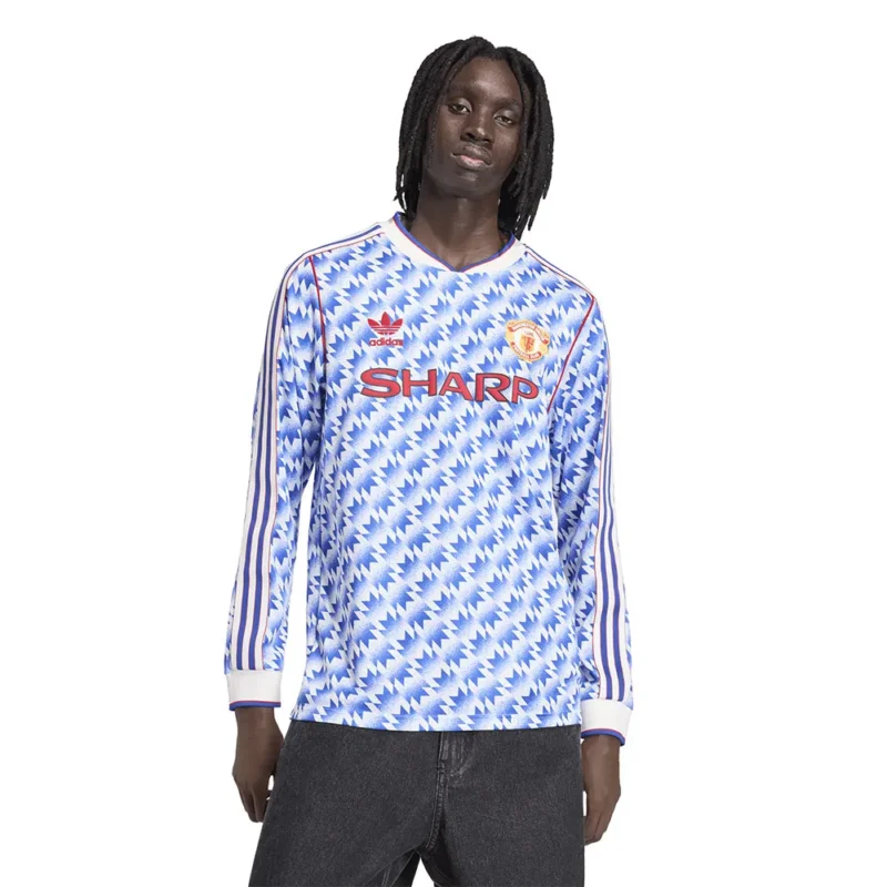 Offre Du Jour adidas T-shirt à manches longues Manchester United Away 1990