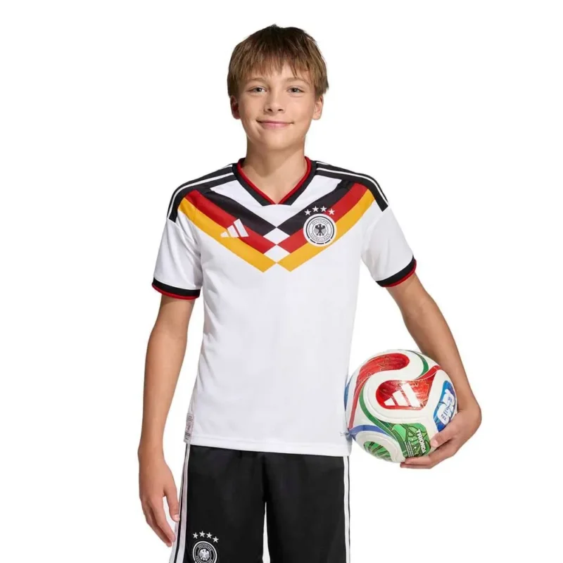 Vente Flash adidas T-shirt manches courtes junior Domicile Germany 26/27 Replica
