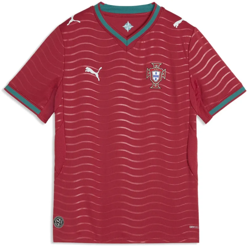 Meilleure Vente Puma T-shirt manches courtes junior Domicile Portugal 25/26 Replica