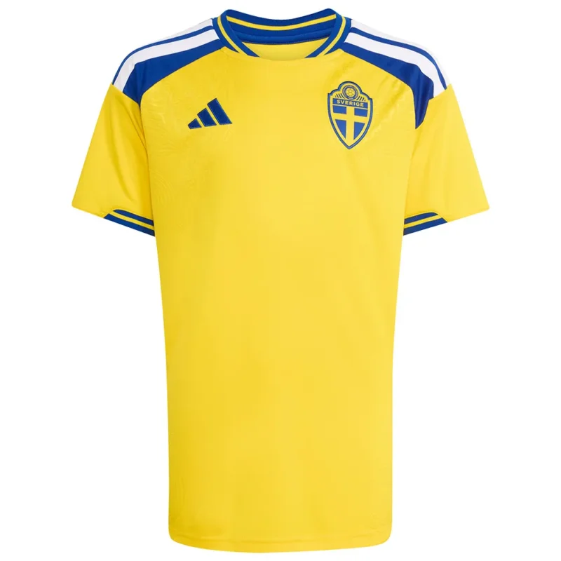 adidas T-shirt manches courtes junior Domicile Sweden 26/27 Soldes
