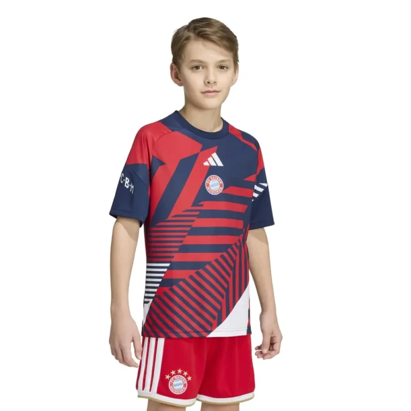 adidas T-shirt manches courtes junior Présentation FC Bayern Munich 26/27 Jersey Promotion Saisonnière