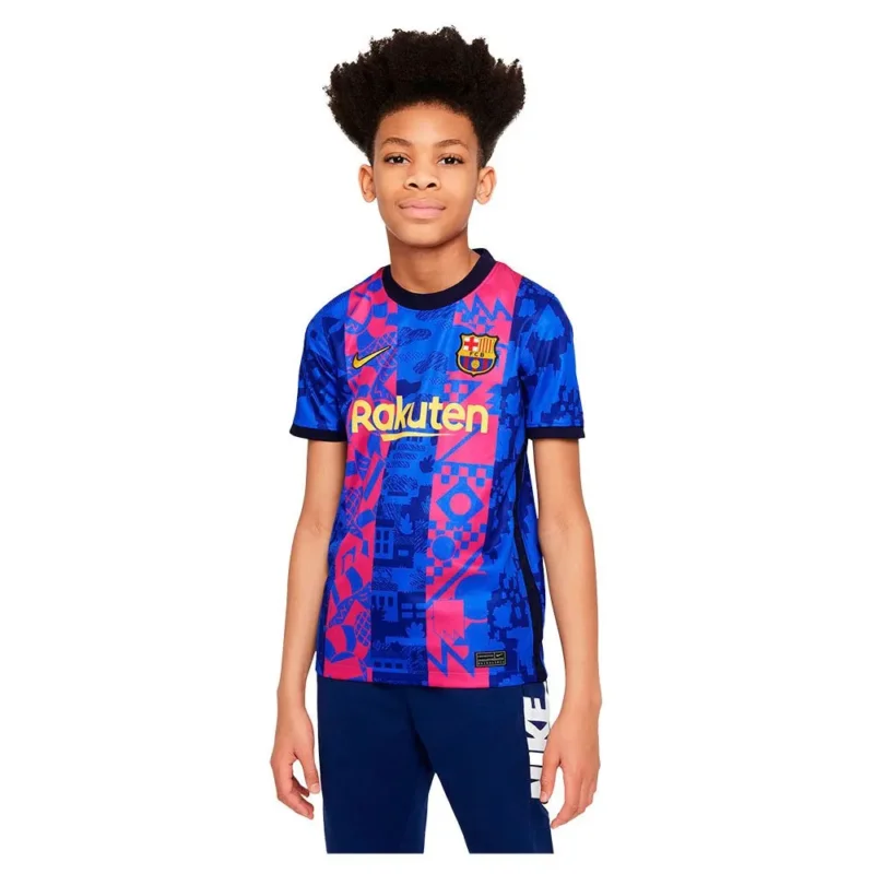 Prix Choc Nike T-shirt manches courtes junior Third FC Barcelona 21/22 Stadium