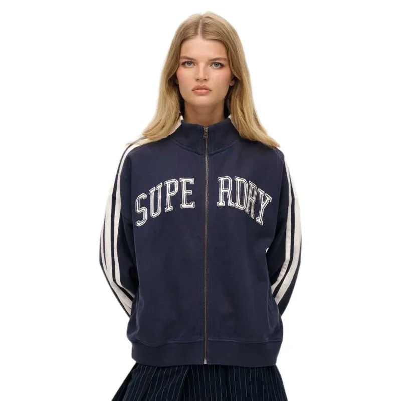 Dernier Modèle Superdry Veste de survêtement Athletic Applique Loose