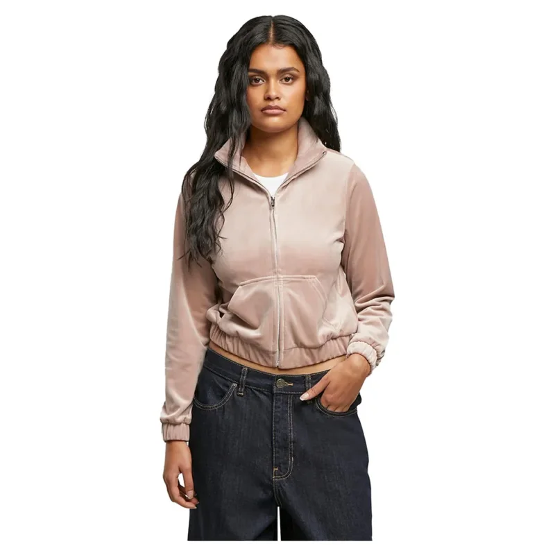 Urban Classics Veste de survêtement Short Velvet Commander Vite