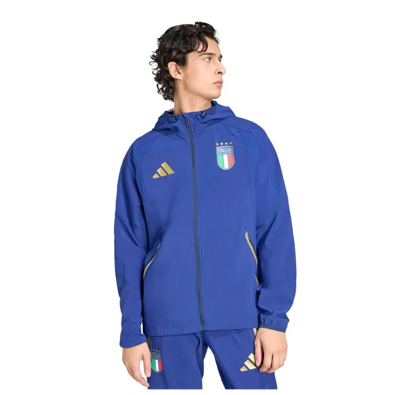 Nouvel Arrivage adidas Veste Italy Tiro Travel Windbreaker