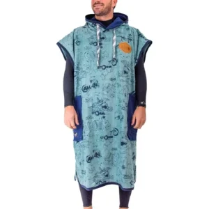 ALL IN - Poncho classic BUMPY Navy homme Usine Directe