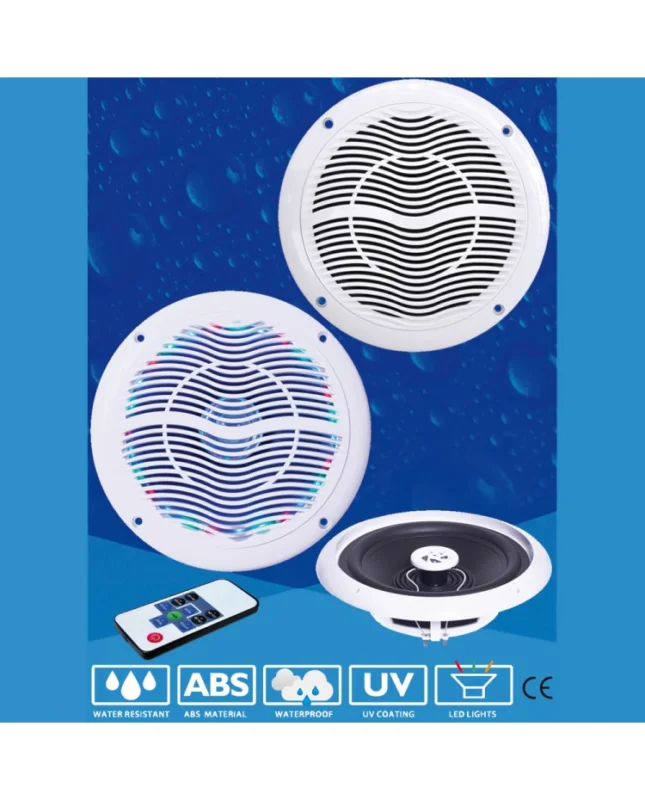 Haut-parleur POP - la paire - 120 W - blanc Réduction
