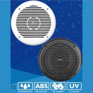 Retour Gratuit Haut-parleur FUNK - la paire - 80 W - blanc
