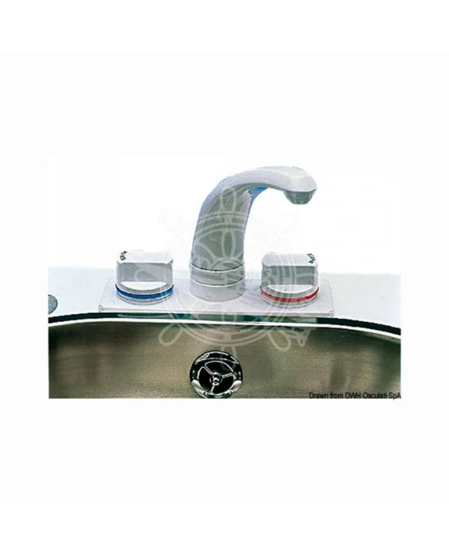 Expédition Rapide Robinet douche court Whale Elegance chaude/froide