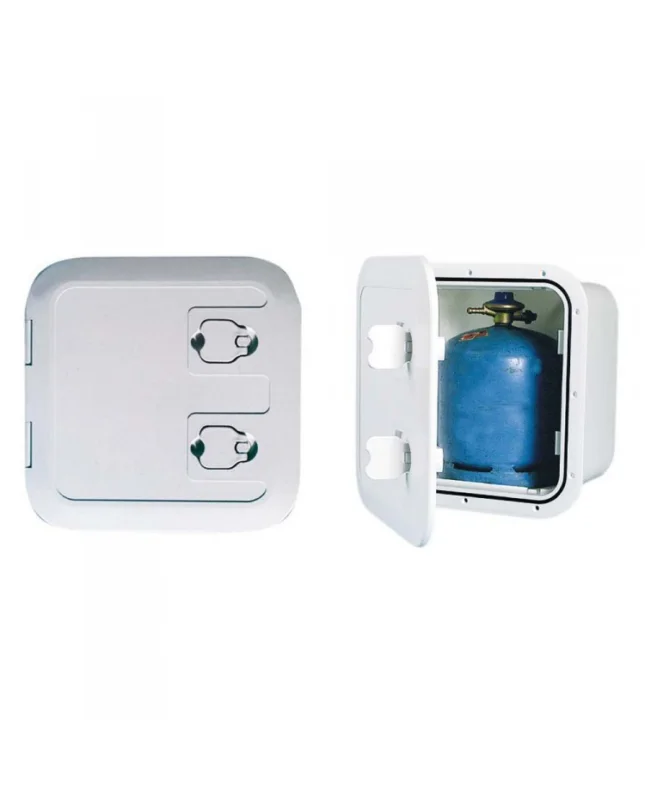 Coffre pour bouteille de gaz - 370 x 370 x 250 mm - fermeture à levier - ventilation externe Paiement Sécurisé