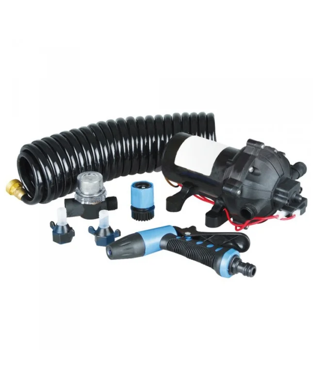 Must-Have Kit de lavage haute pression - 12 V - avec tuyau - En blister