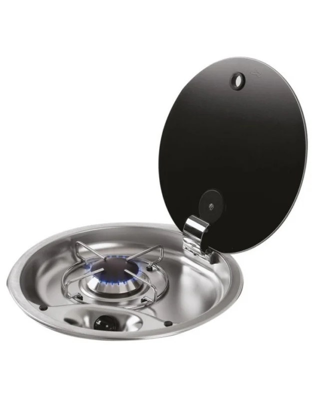 Certifié Plaque de cuisson encastrable - avec couvercle - 1 feu