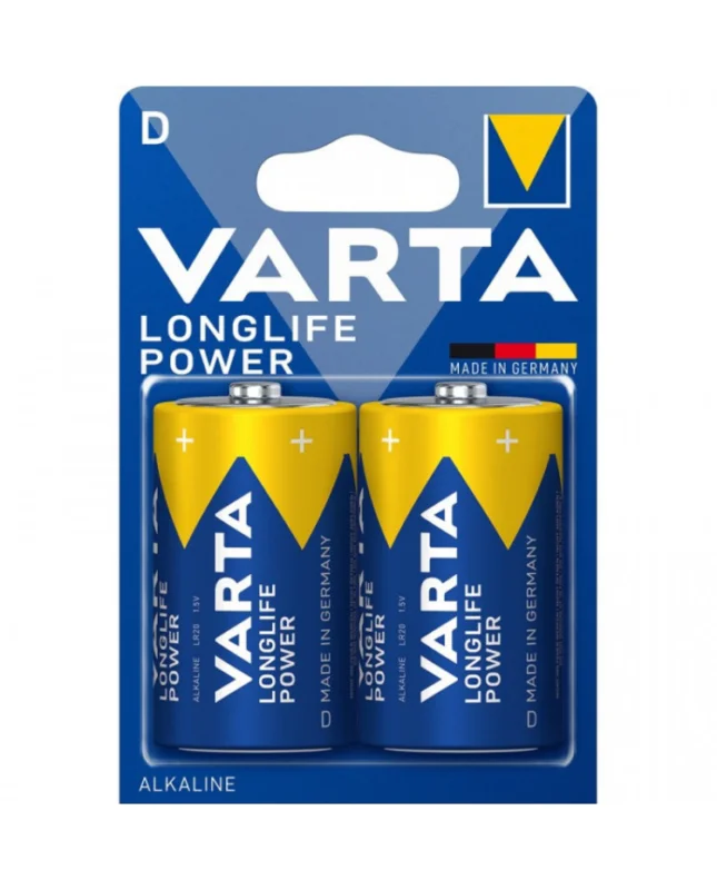 Achat Immédiat Pile alcaline LR20 - D Longlife Power - Blister de 2